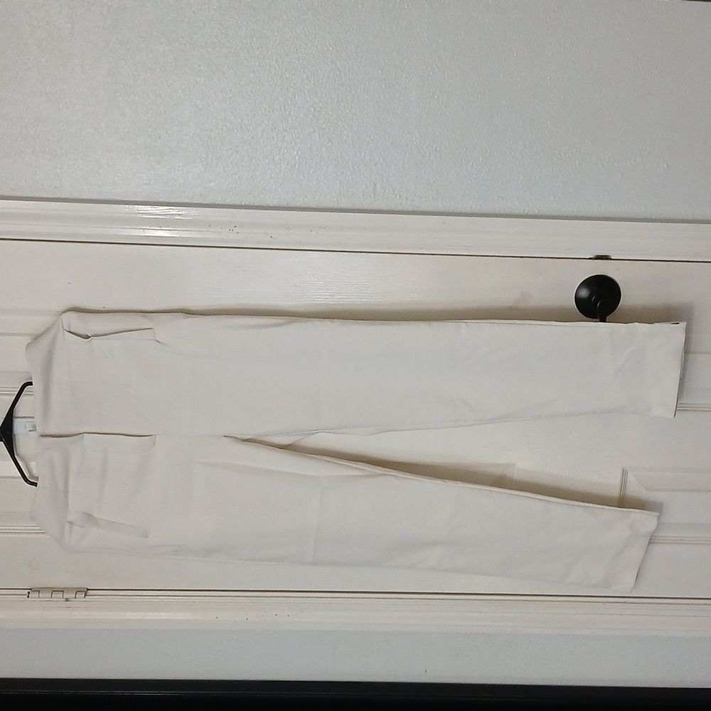 Michel White Straight Leg Pants - Picture 2 of 4